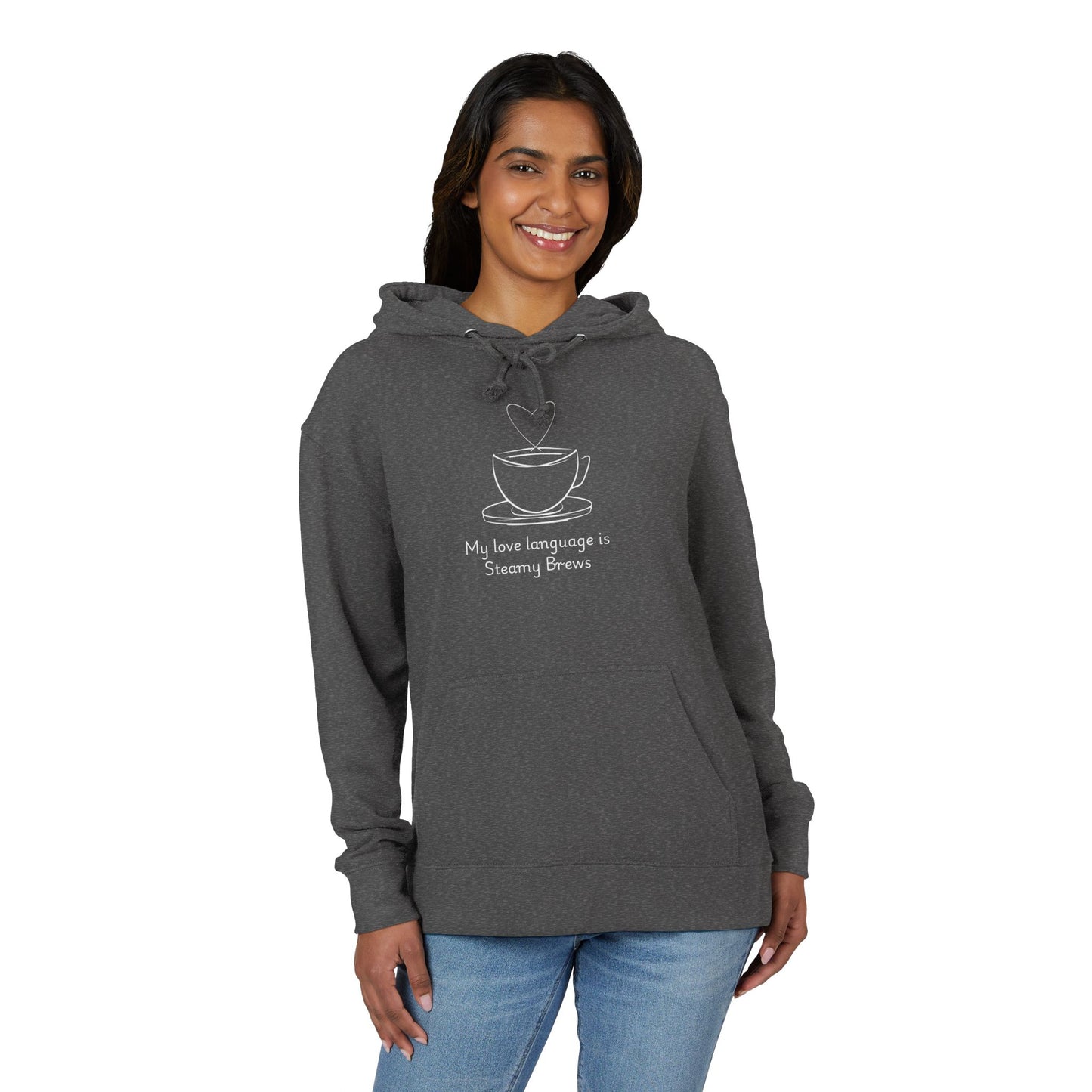 My love of tea, Unisex French Terry Hoodie