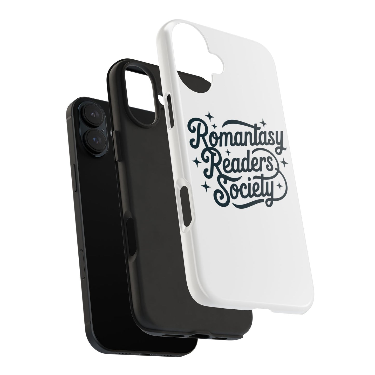 Tough Phone Case "Romantasy Readers Society" Protective Phone Cover for Book Lovers