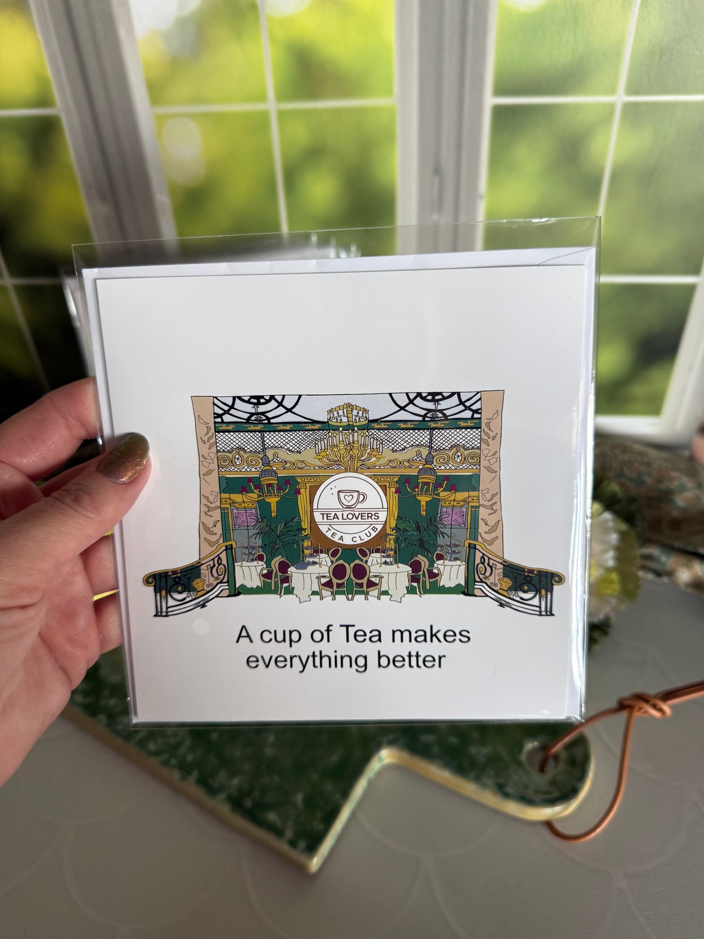 Art Deco Tea Lovers Tea Club Cards