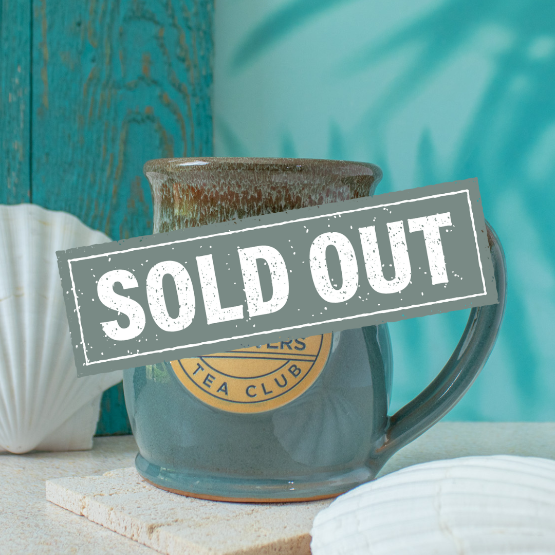Tea Lovers Tea Club Teal Tall Belly Mug