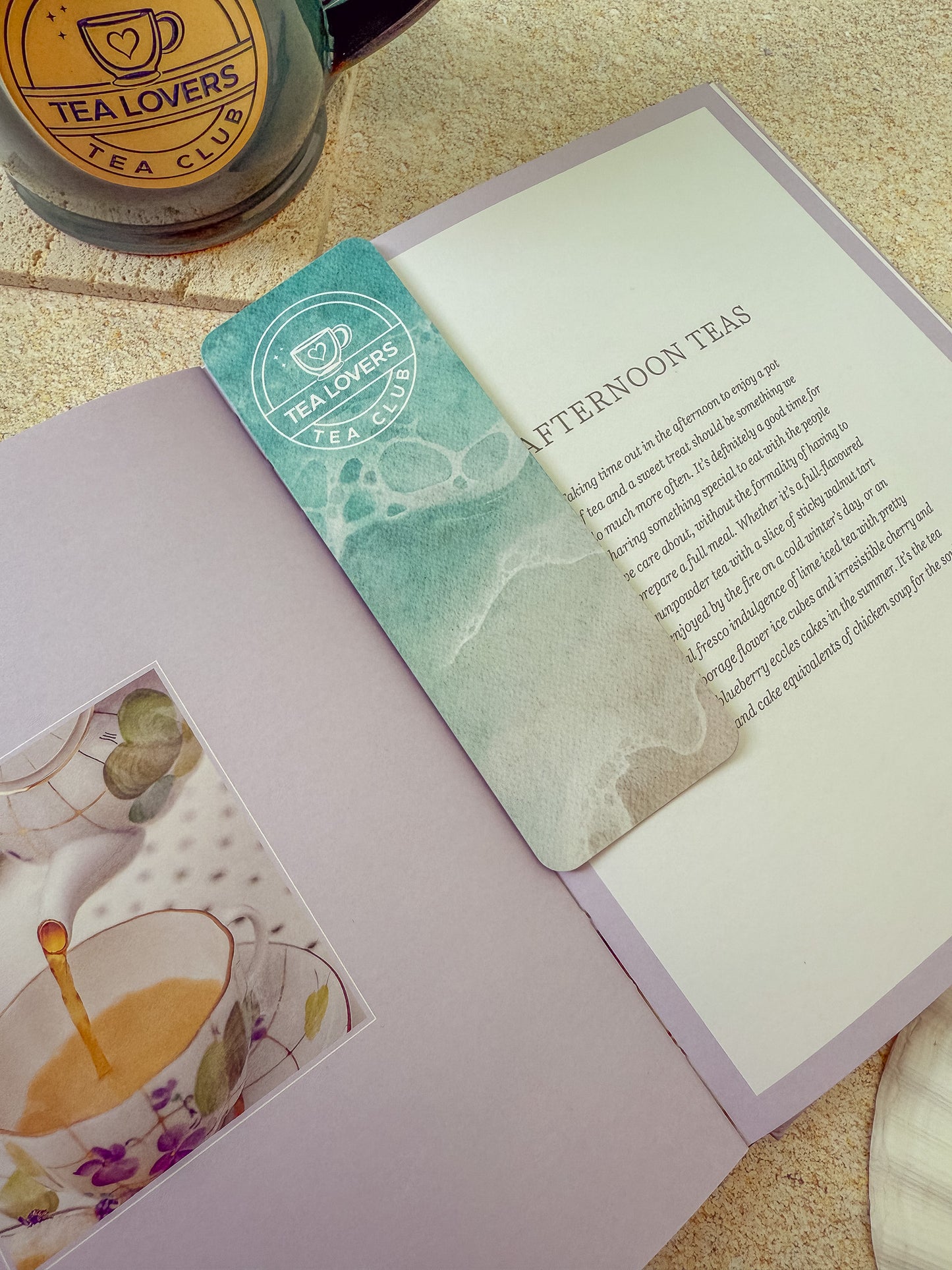 Tea lovers Tea Club Under the Sea bookmark