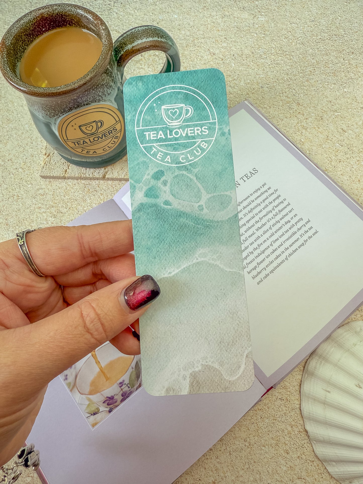 Tea lovers Tea Club Under the Sea bookmark