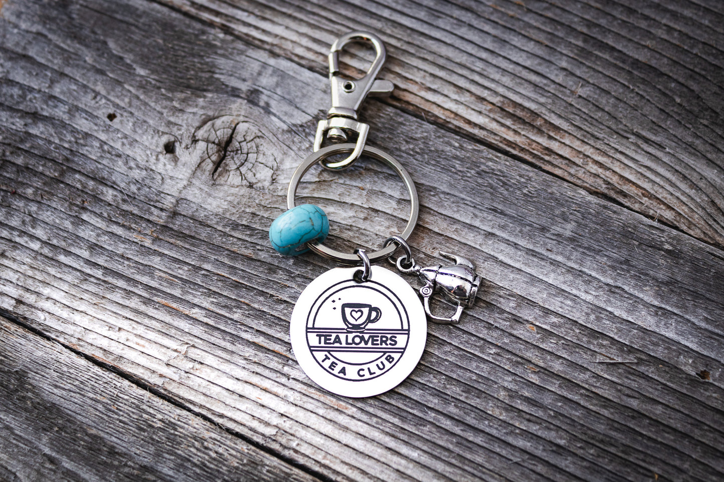 Tea Lovers Tea Club Keychain