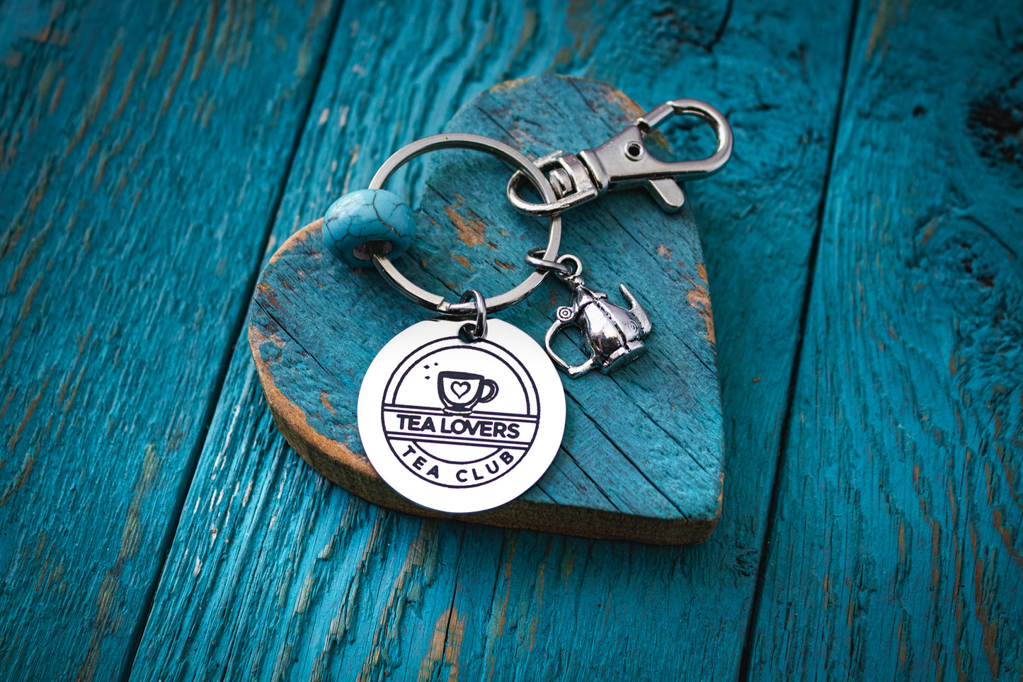 Tea Lovers Tea Club Keychain