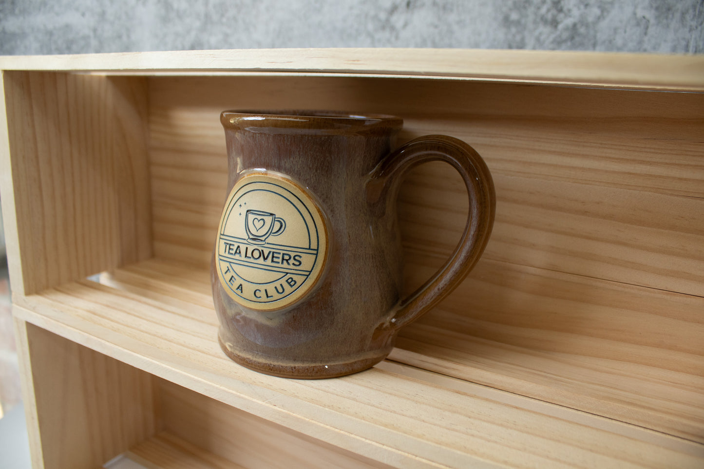 Tea Lovers Tea Club Sand Round Belly Mug