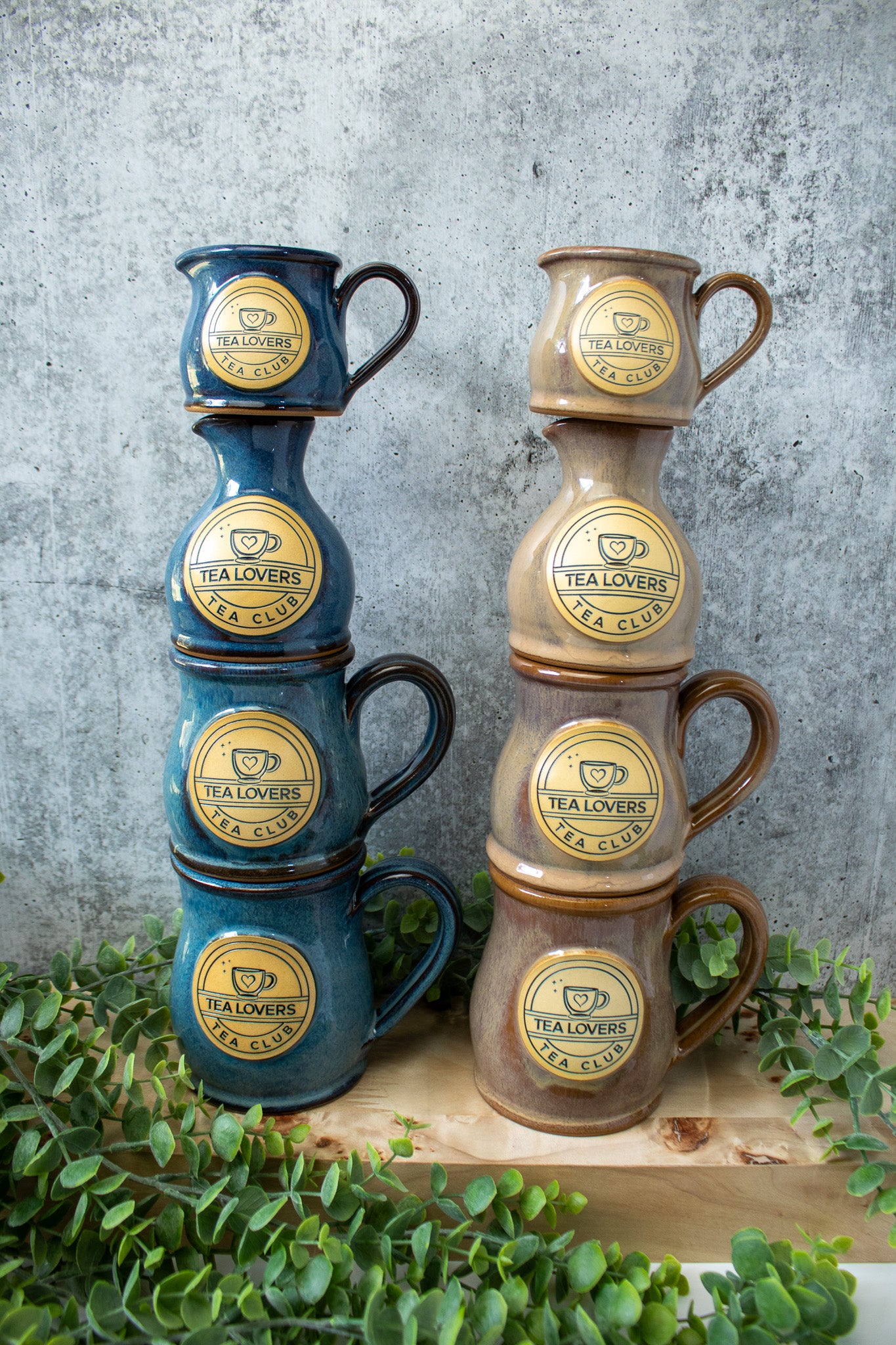 Tea Lovers Tea Club Sand Round Belly Mug