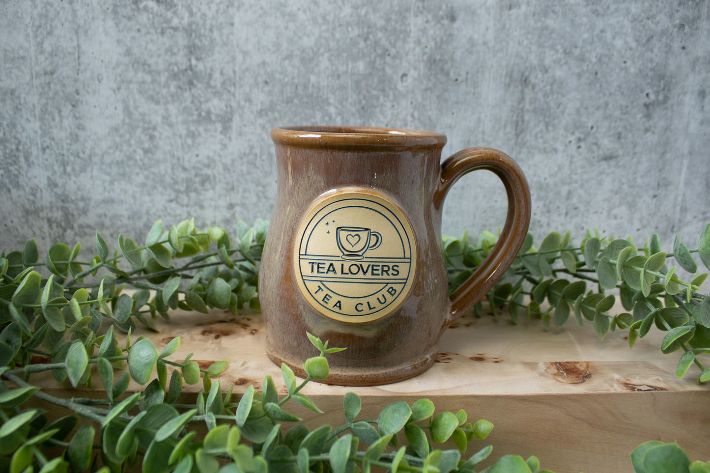 Tea Lovers Tea Club Sand Round Belly Mug