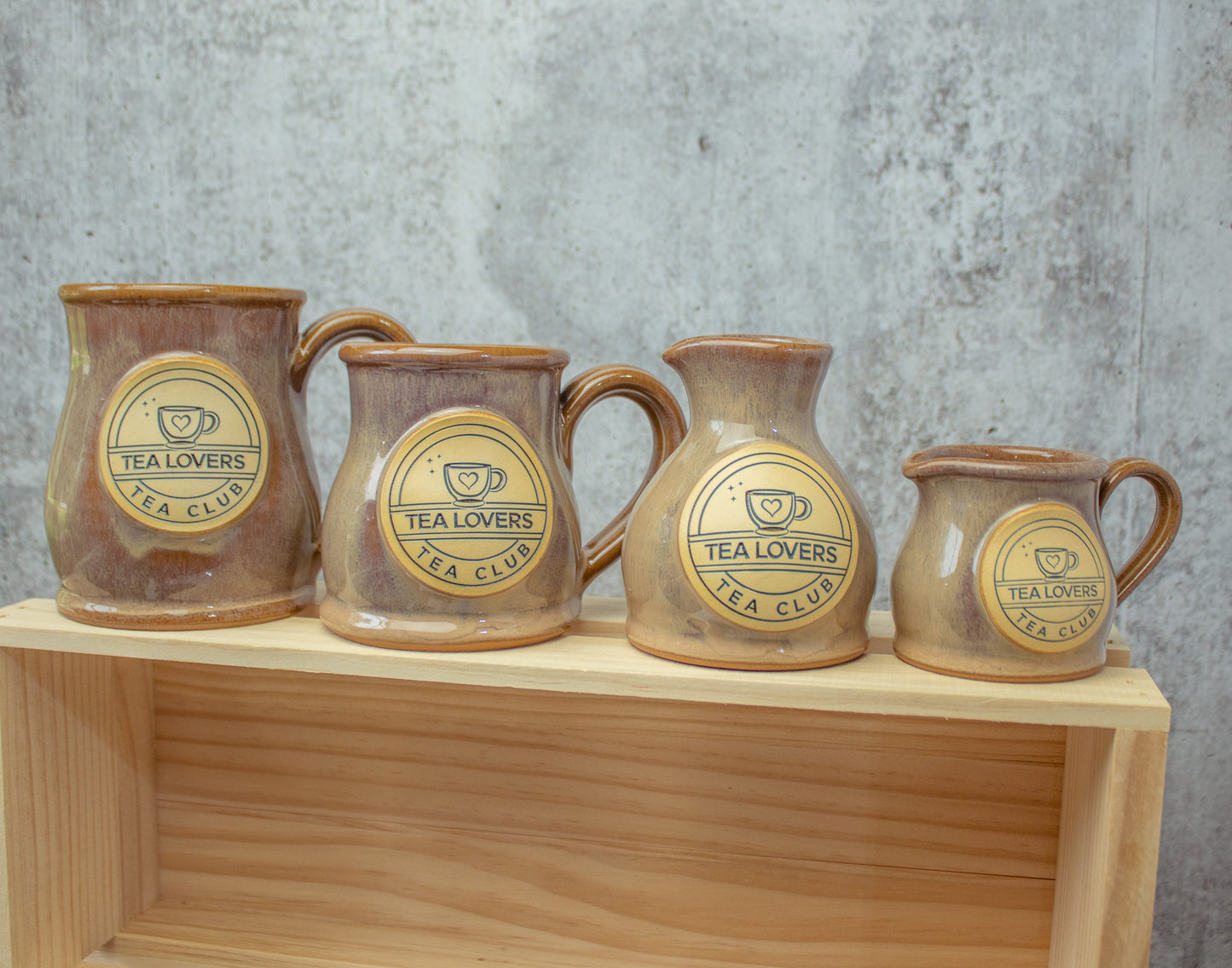 Tea Lovers Tea Club Sand Round Belly Mug