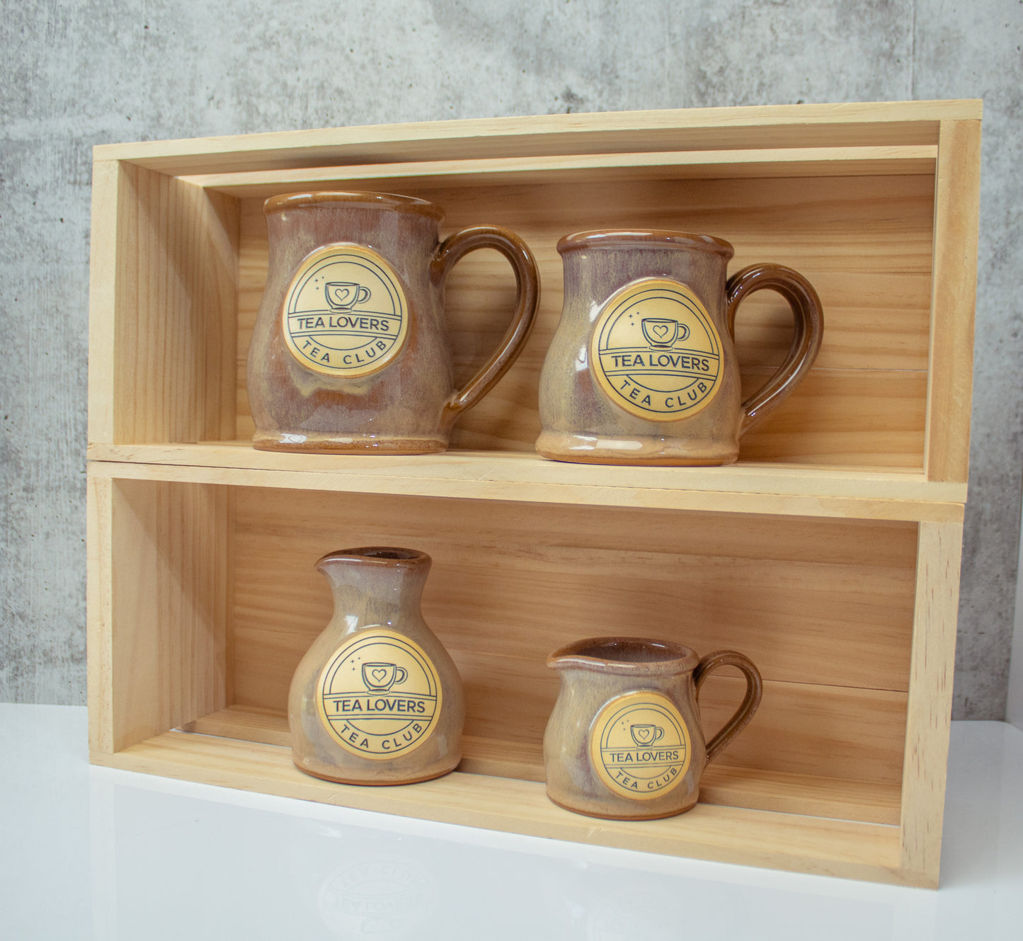 Tea Lovers Tea Club Sand Round Belly Mug