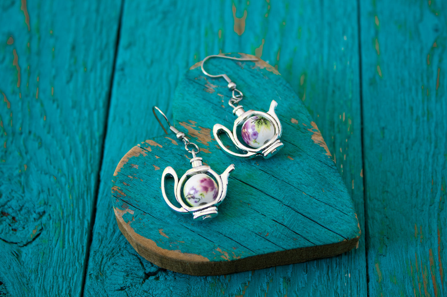 Teapot Porcelain Jewelry Set