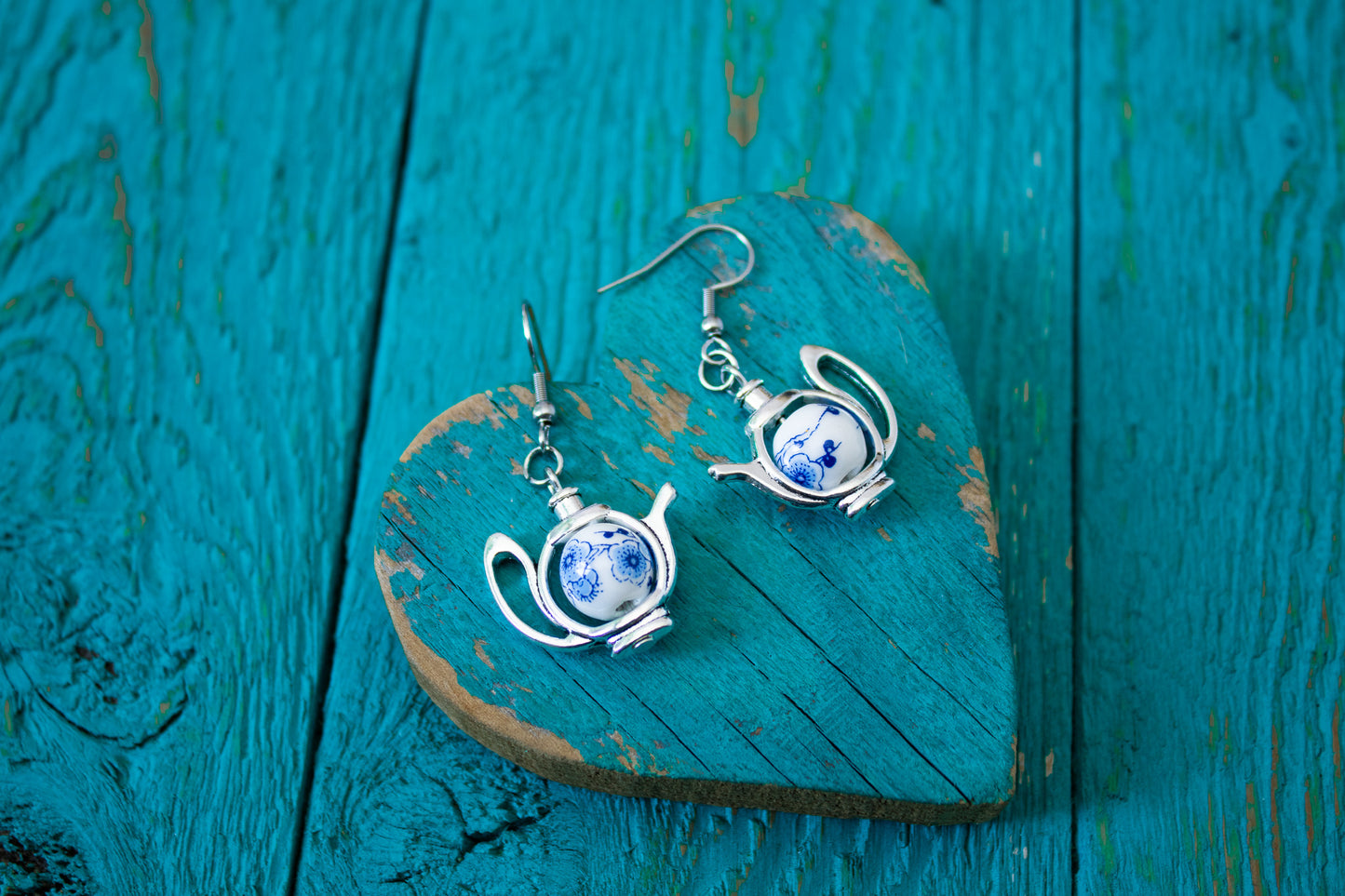 Teapot Porcelain Jewelry Set