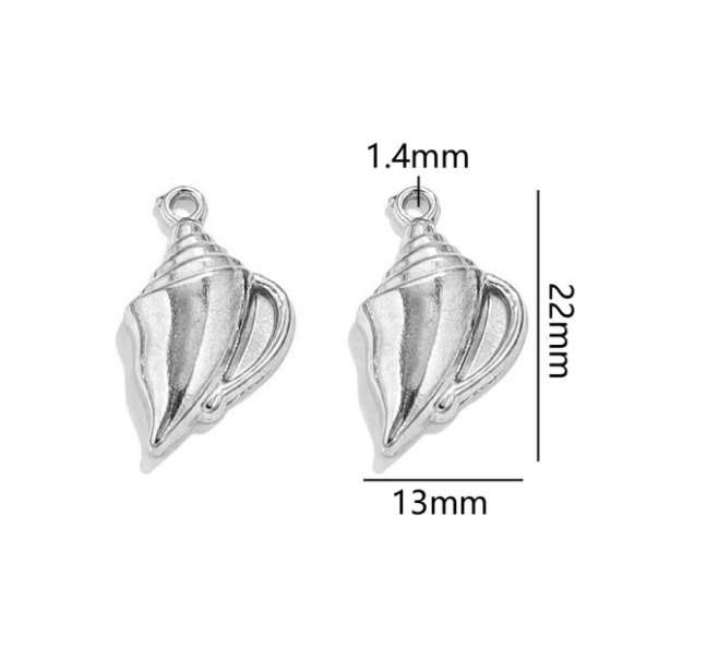 Add on charm Conch Shell