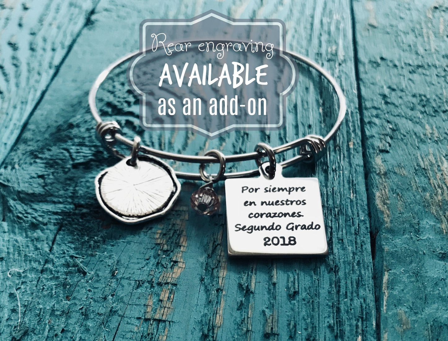 OMA, German, Gran, Grandma, Silver Bracelet, Gifts for, Oma Gift, Silver Jewelry, Charm Bracelet, Engraved, Stainless steel, Keepsake