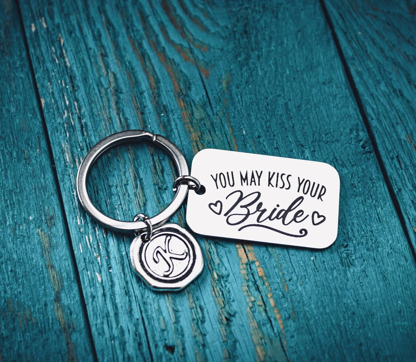 You may kiss your bride, Groom, Wedding shower, Rehearsal, Son wedding day, Son Gift, Gifts for, Engraved, silver keychain, silver keyring
