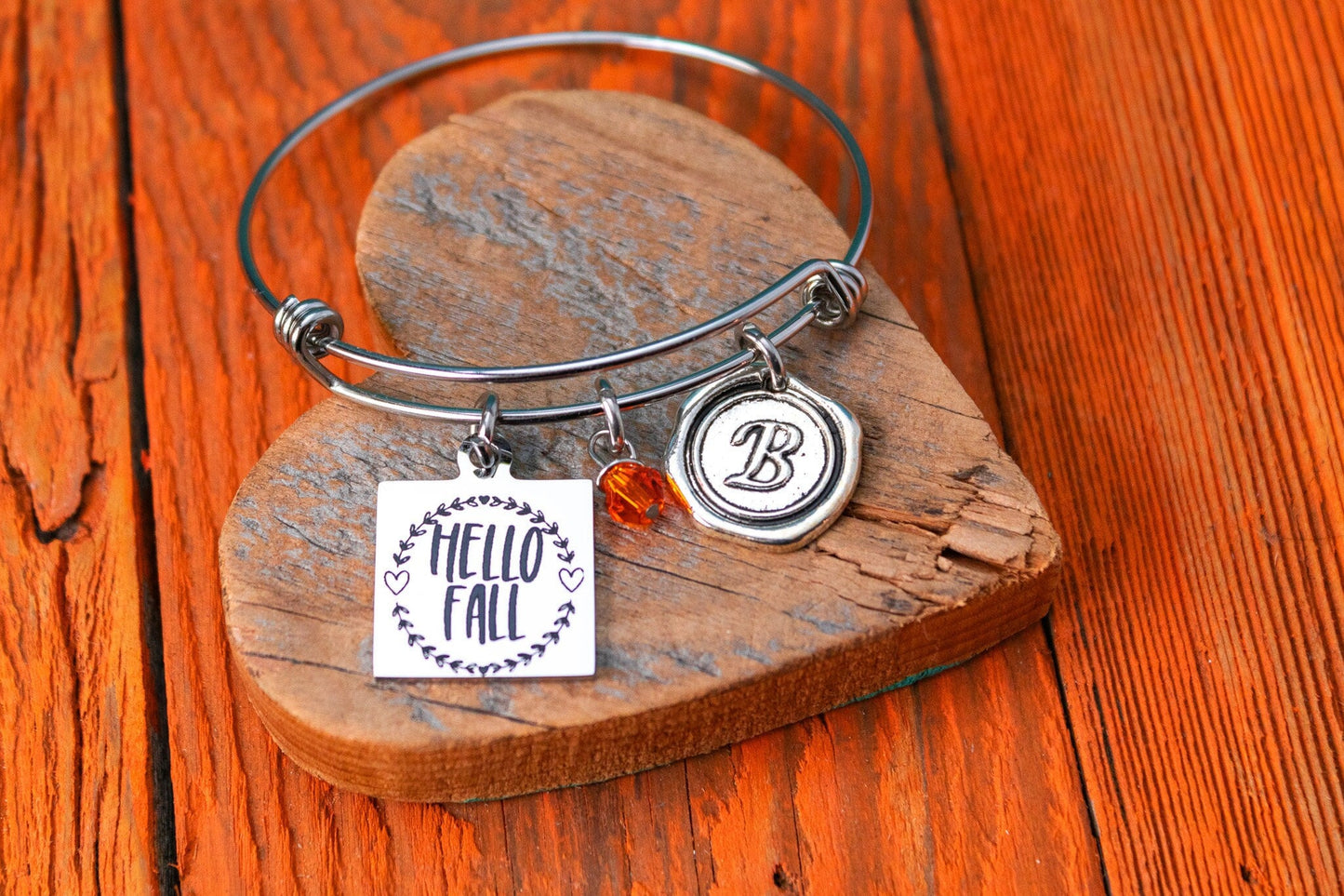 Hello Fall , Spooky Vibes, Bones, Beautiful, spooky, Halloween, Fall, Ghost, Bat, Witch, Pumpkin, Bracelet, Jewelry