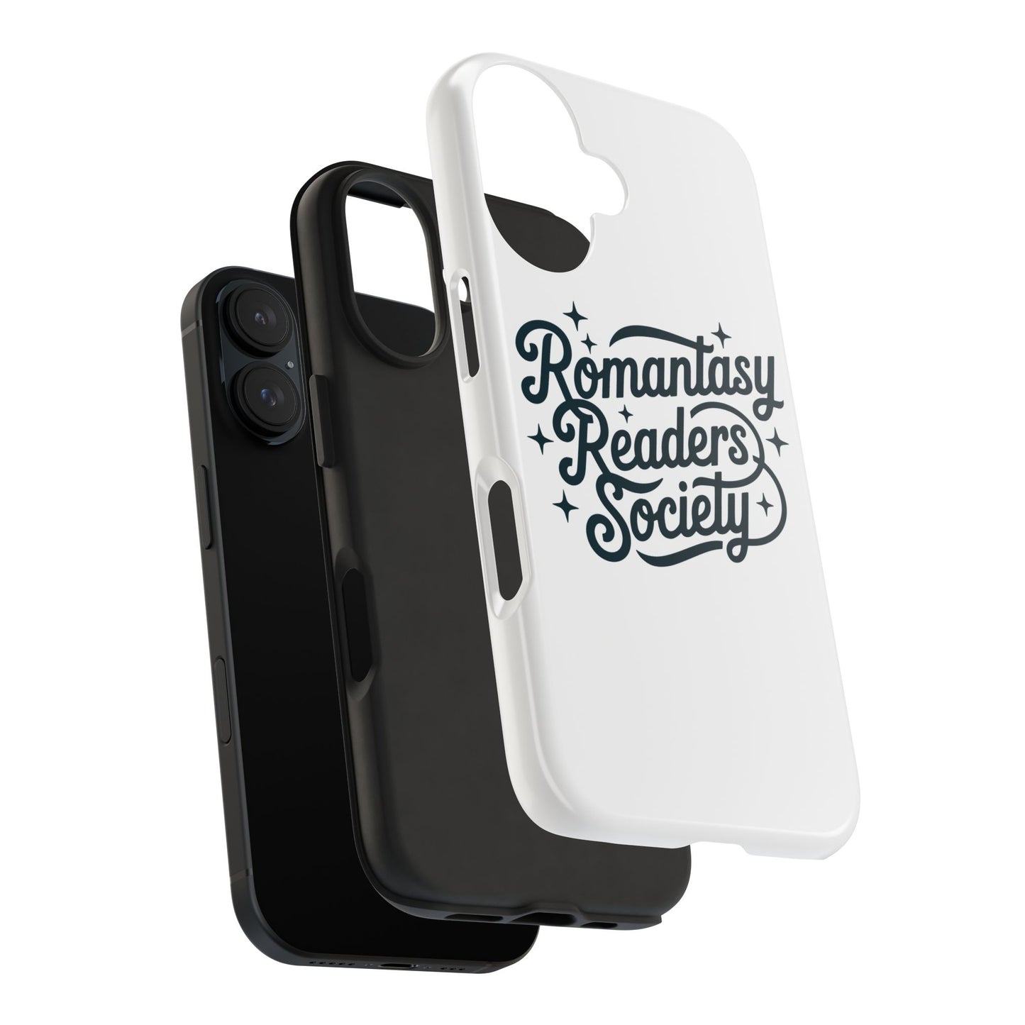 Tough Phone Case "Romantasy Readers Society" Protective Phone Cover for Book Lovers