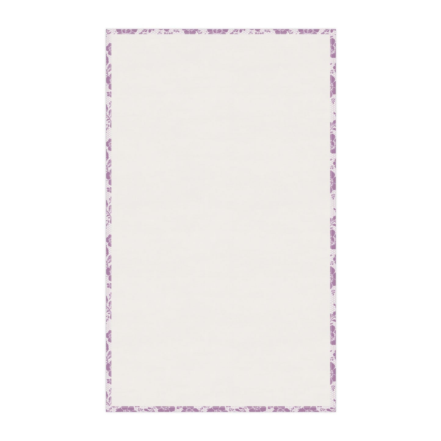Floral Lavender Tea Towel Purple Vintage Blossom Kitchen Towel