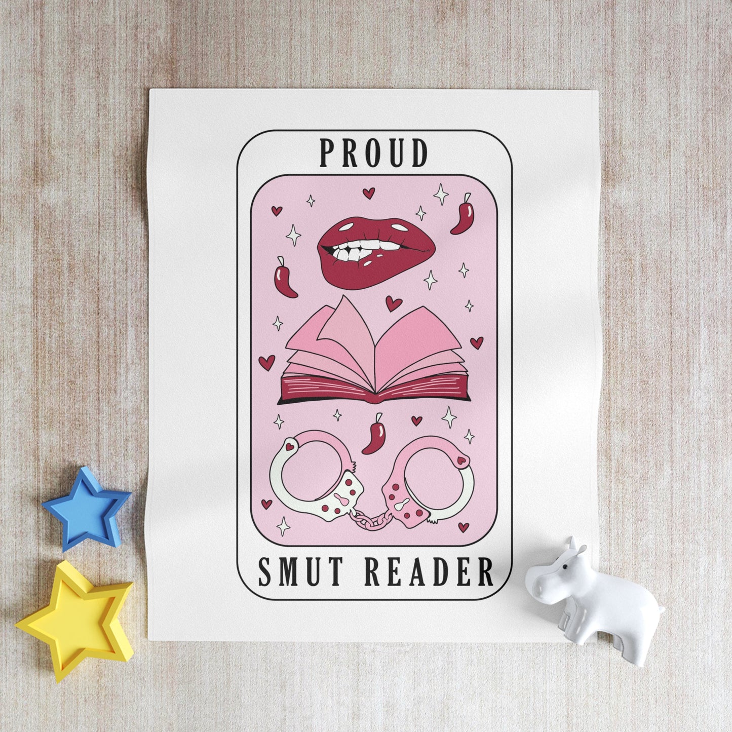 Proud Smut Reader Throw Blanket