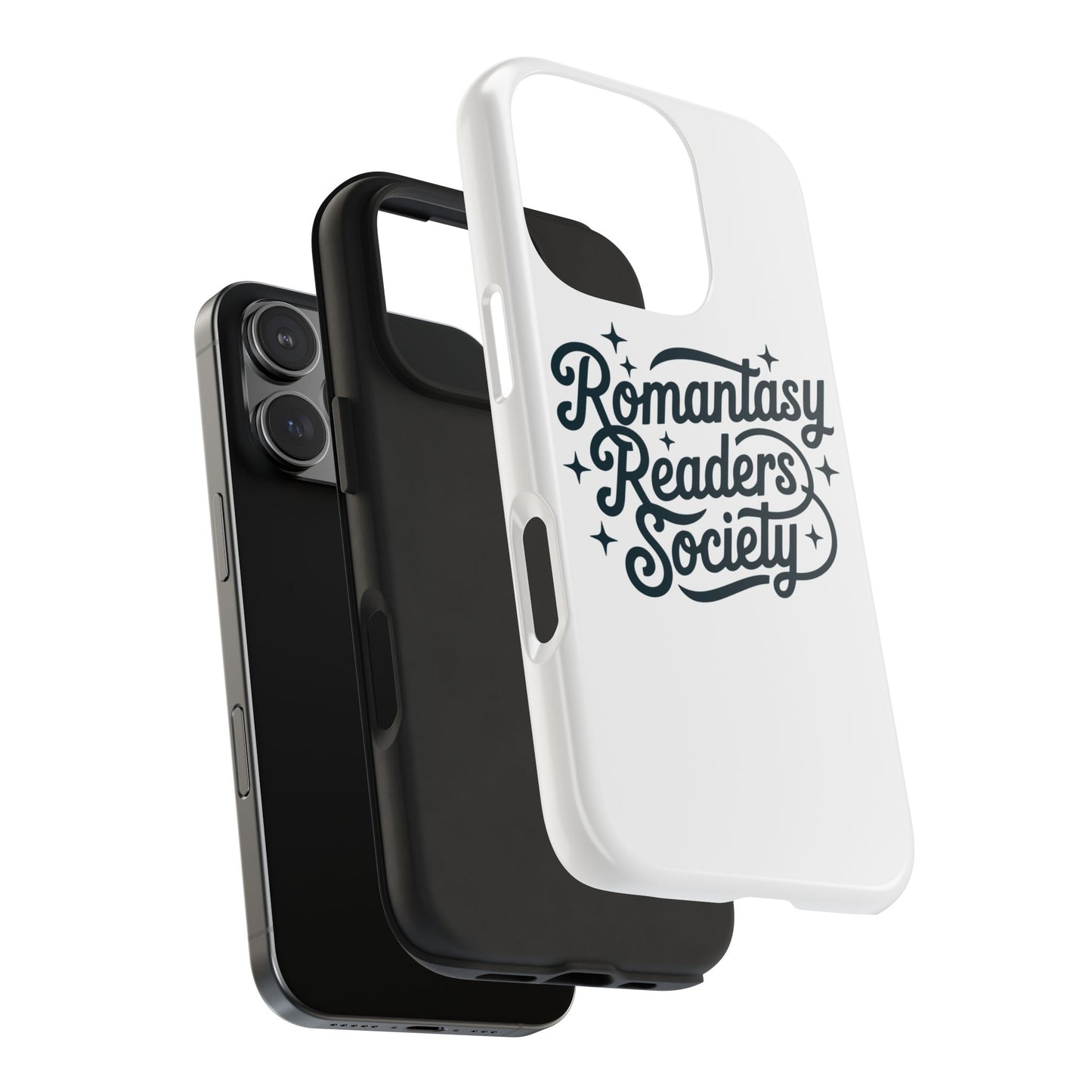 Tough Phone Case "Romantasy Readers Society" Protective Phone Cover for Book Lovers