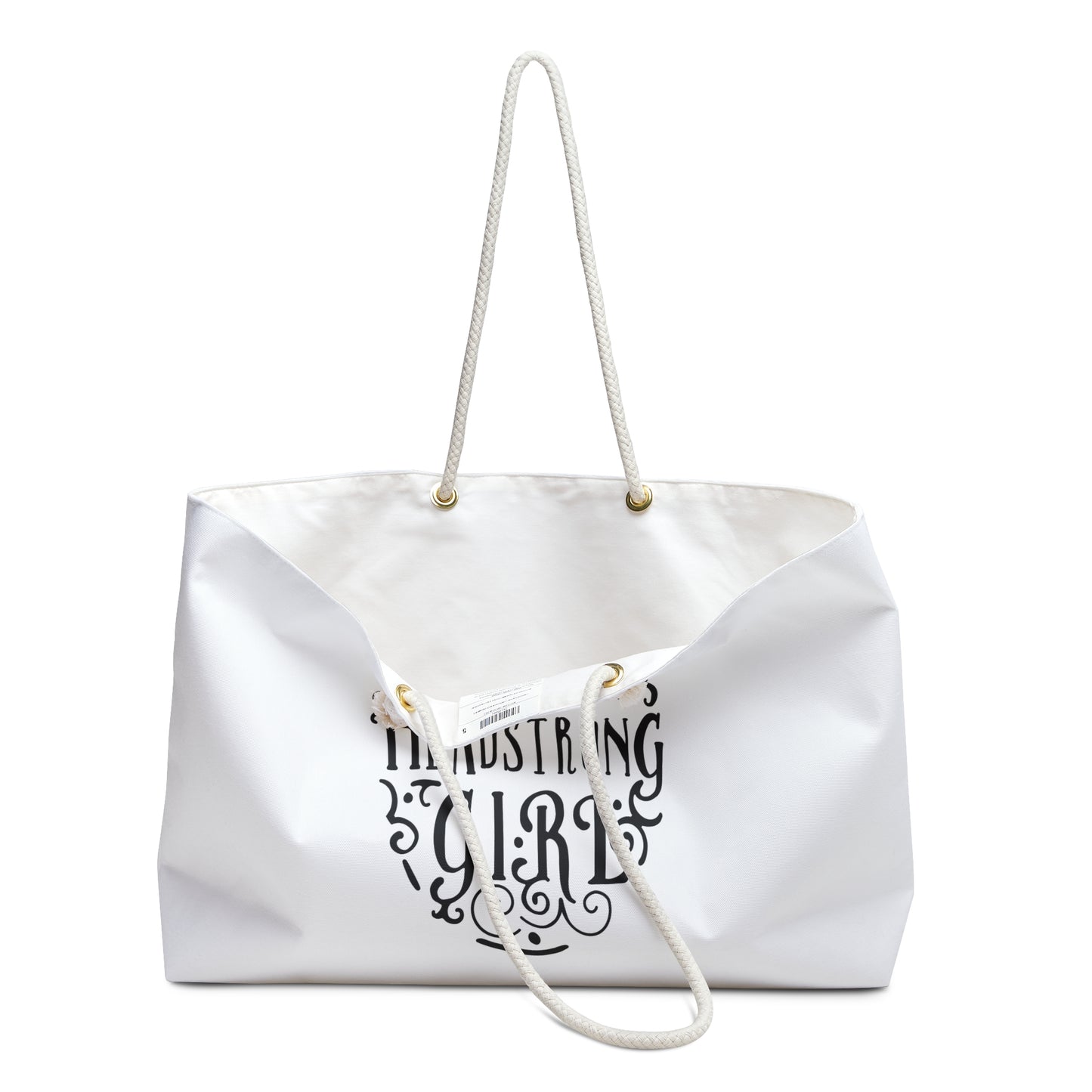 Weekender Bag  "Obstinate Headstrong Girl" Motivational Travel Tote