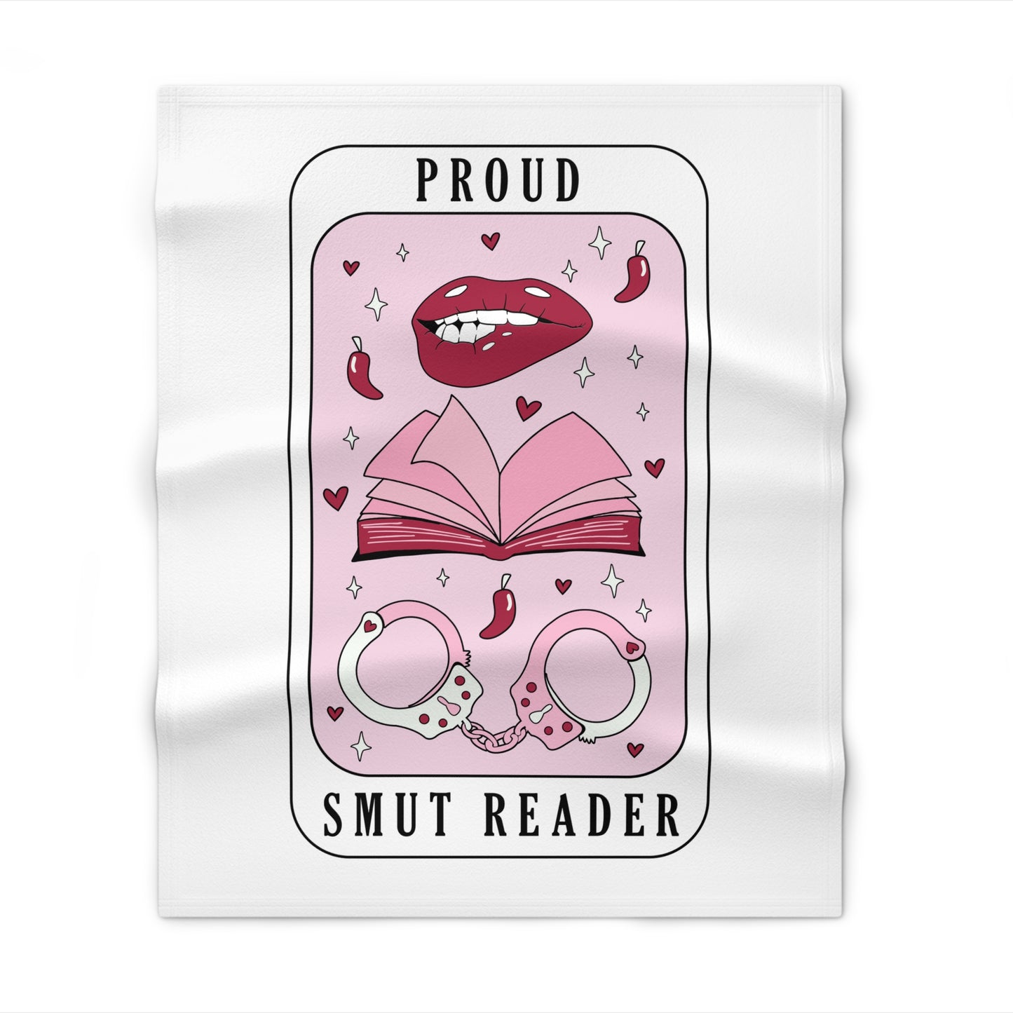 Proud Smut Reader Throw Blanket