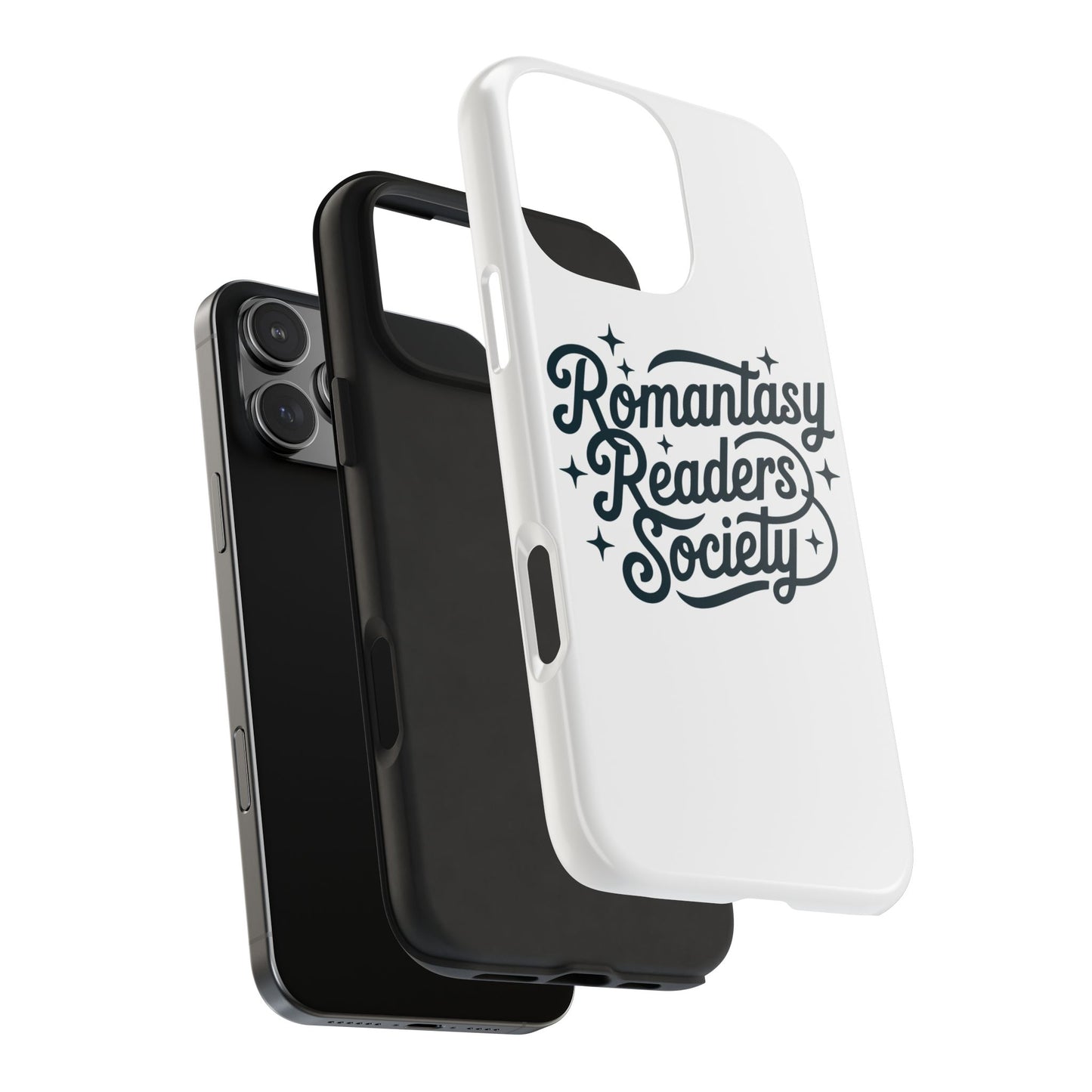 Tough Phone Case "Romantasy Readers Society" Protective Phone Cover for Book Lovers