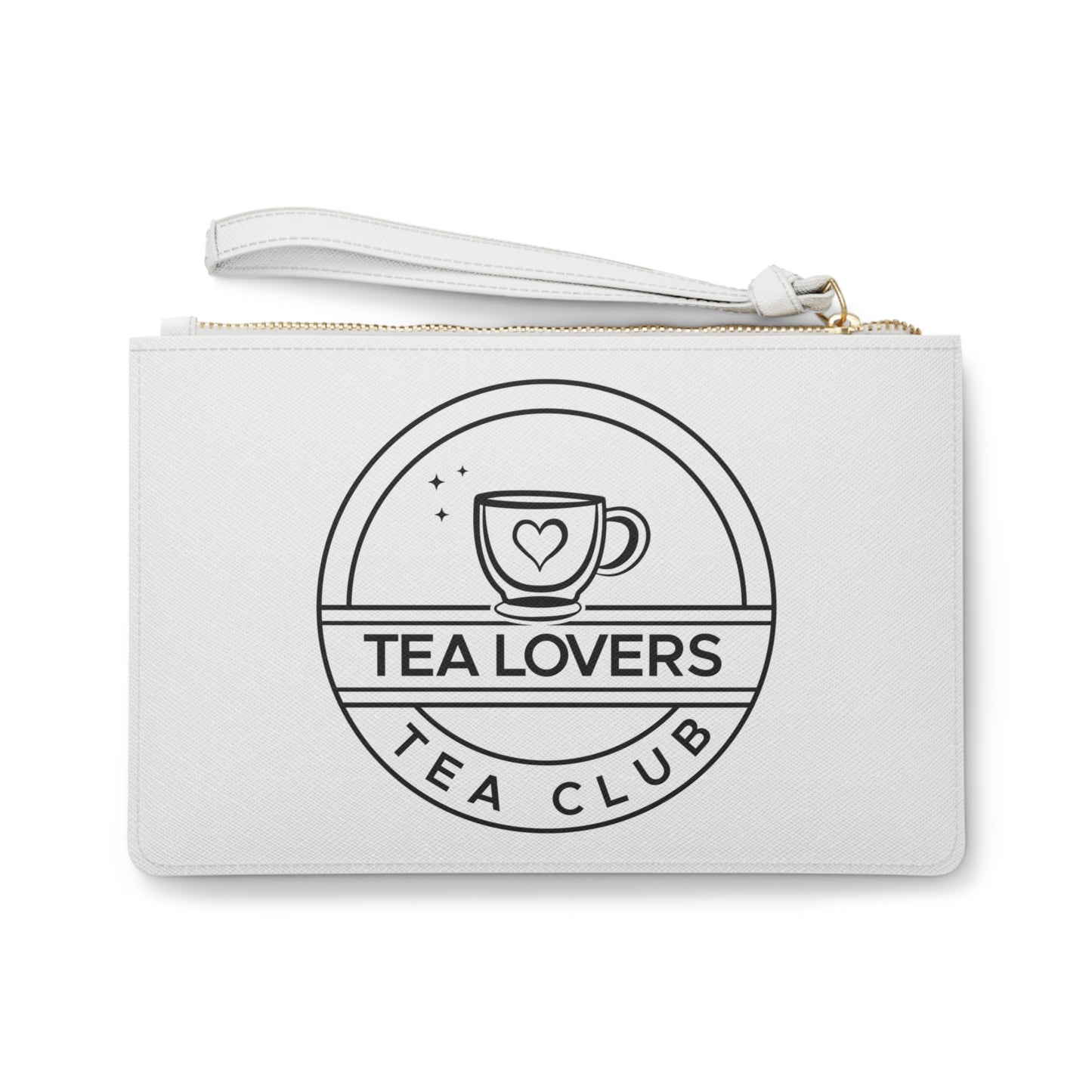 Tea Lovers Clutch Bag  Tea Club Wristlet Purse