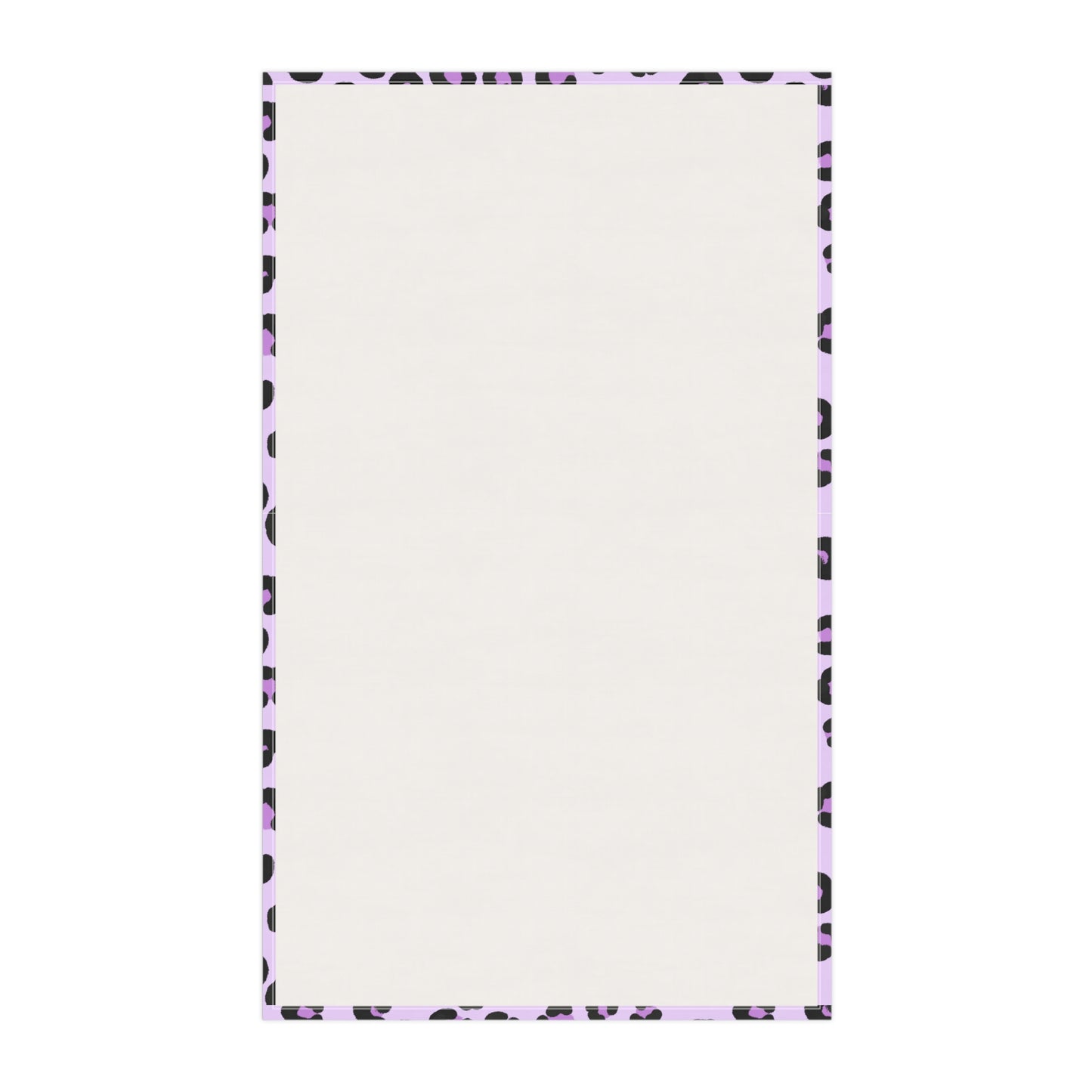 Lavender Leopard Print Tea Towel Pink Animal Print Kitchen Towel