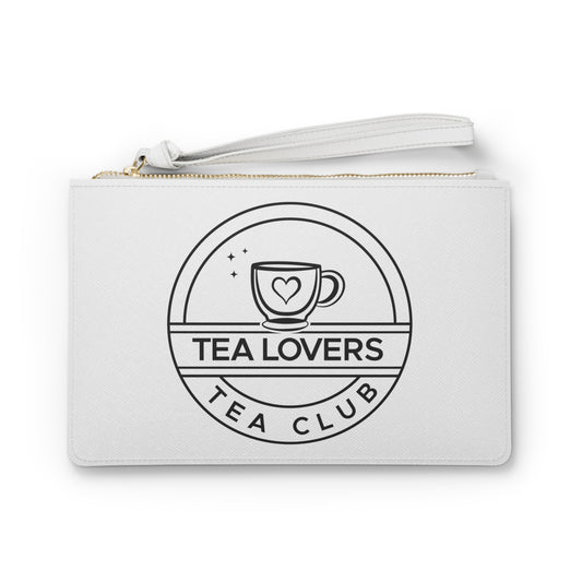 Tea Lovers Clutch Bag  Tea Club Wristlet Purse