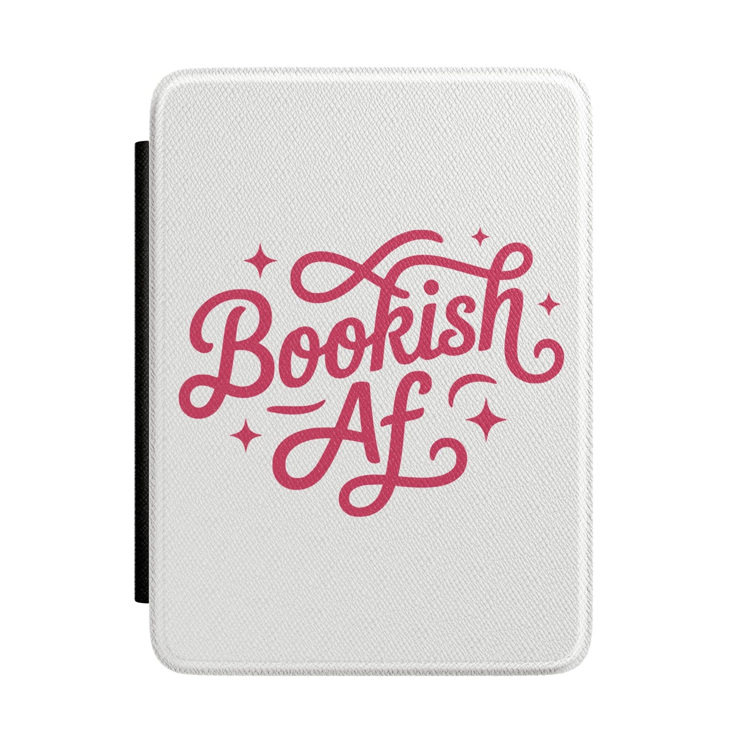 Bookish AF Kindle Case, Cute Pink E-Reader Cover for Book Lovers
