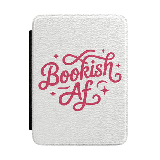 Bookish AF Kindle Case, Cute Pink E-Reader Cover for Book Lovers
