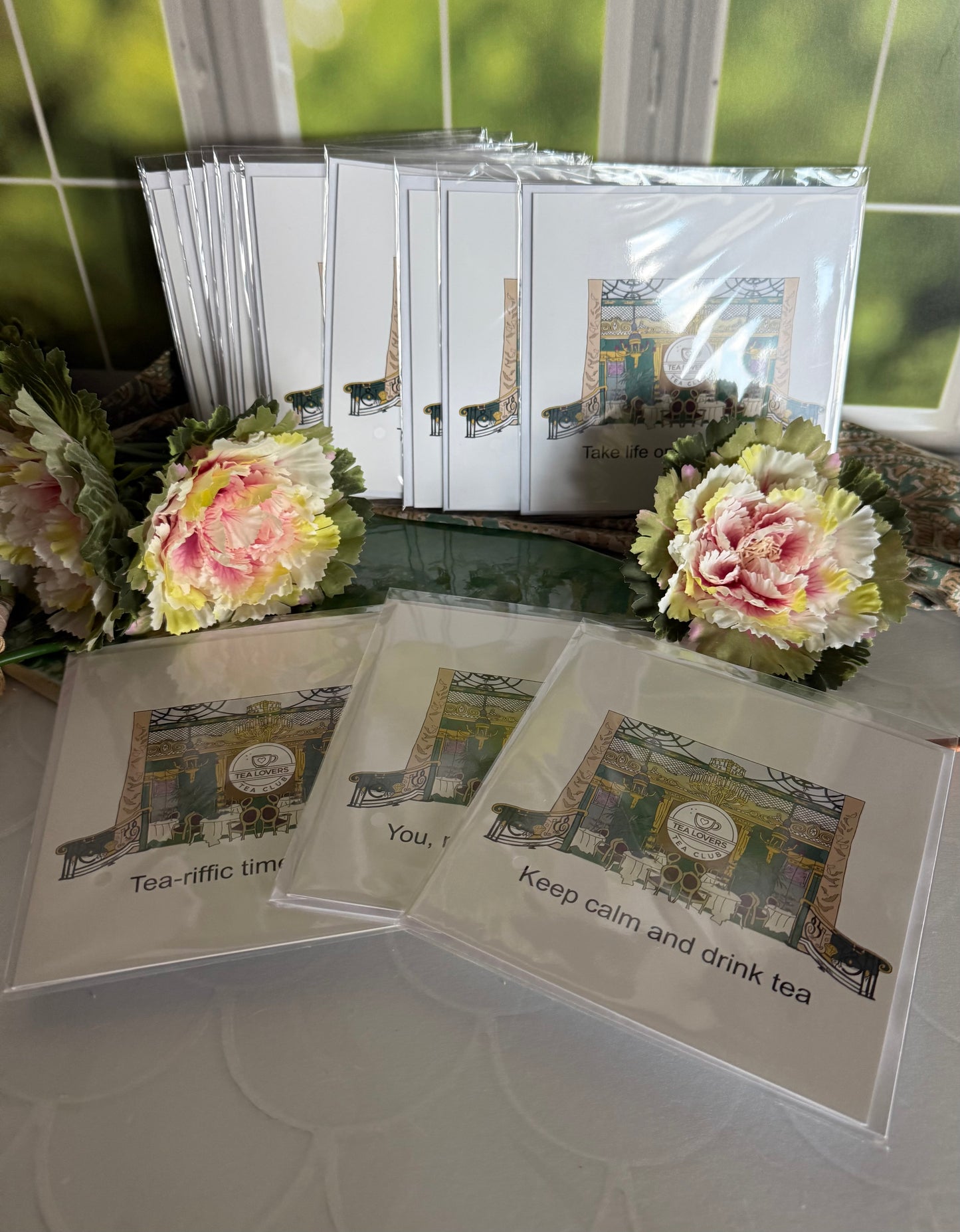 Art Deco Tea Lovers Tea Club Cards