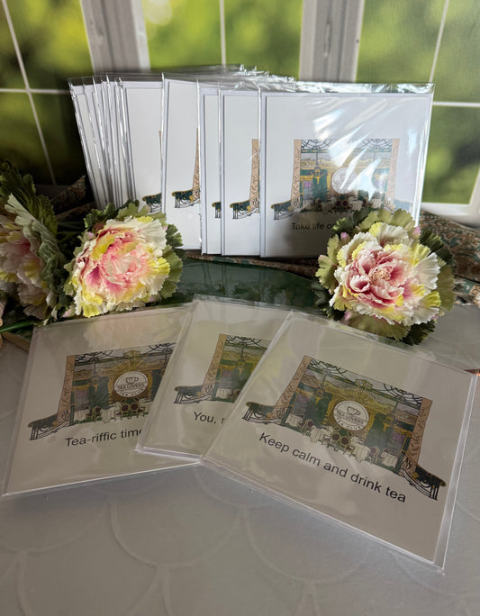 Art Deco Tea Lovers Tea Club Cards