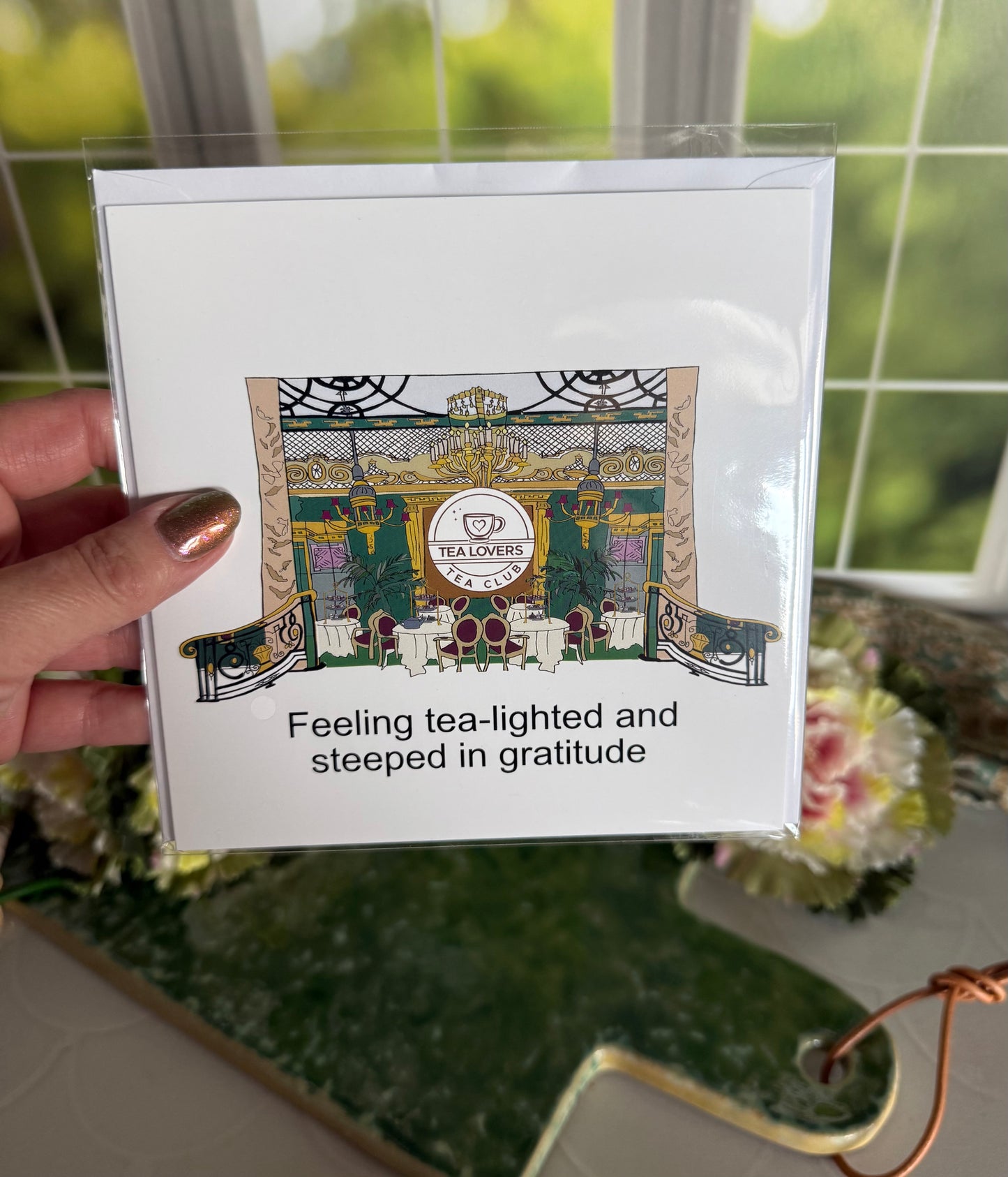 Art Deco Tea Lovers Tea Club Cards