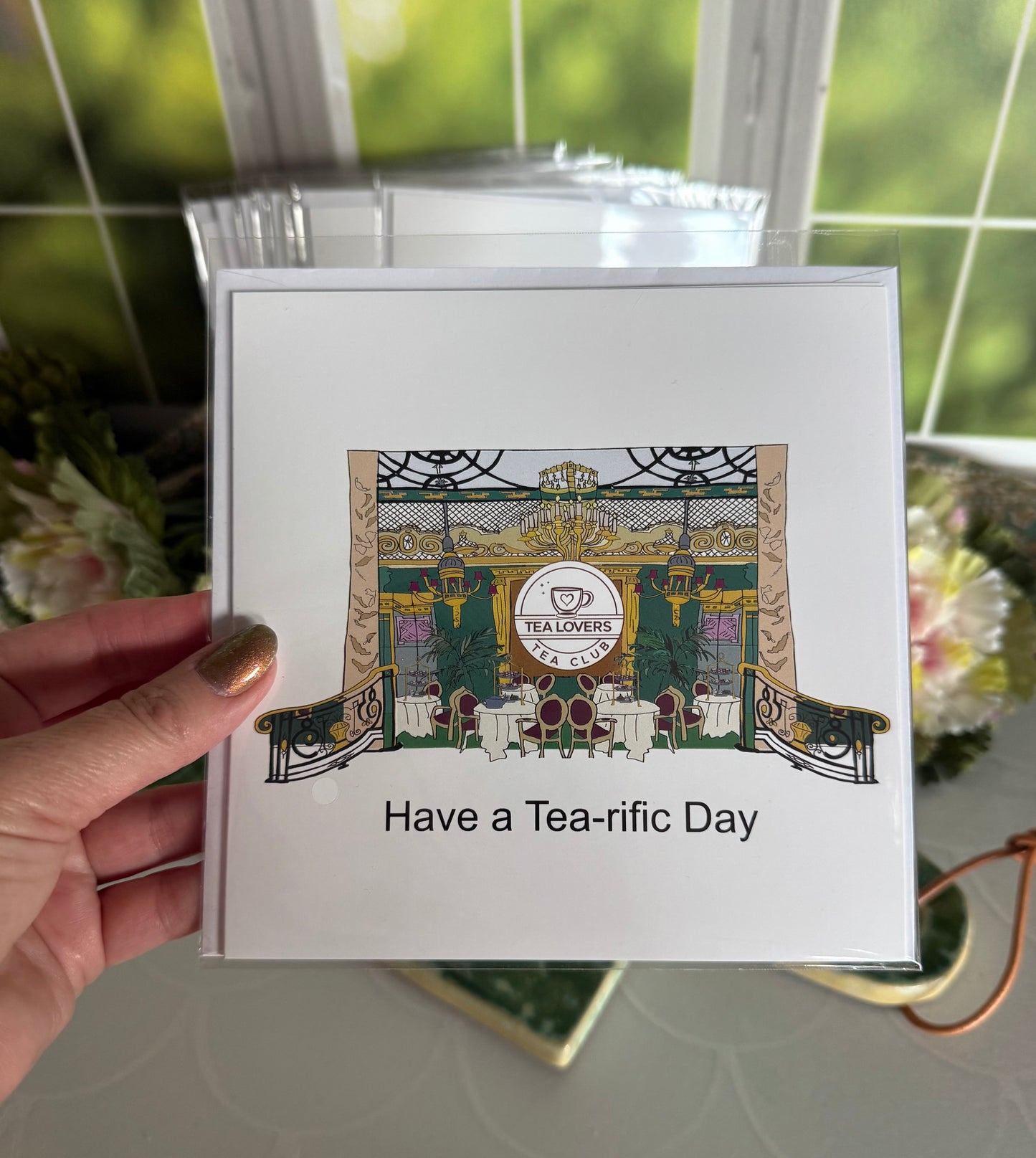 Art Deco Tea Lovers Tea Club Cards