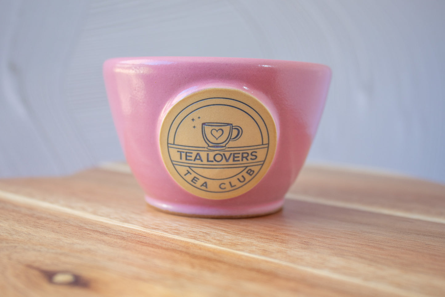 Tea Lovers Tea Club Pink Sipping Bowl