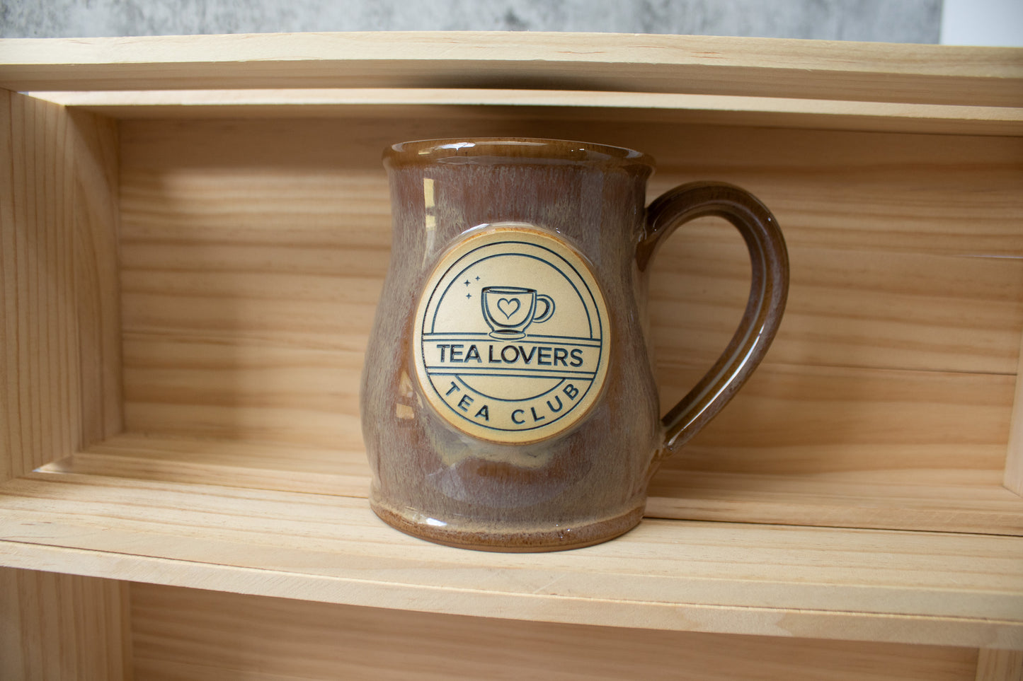 Tea Lovers Tea Club Sand Round Belly Mug