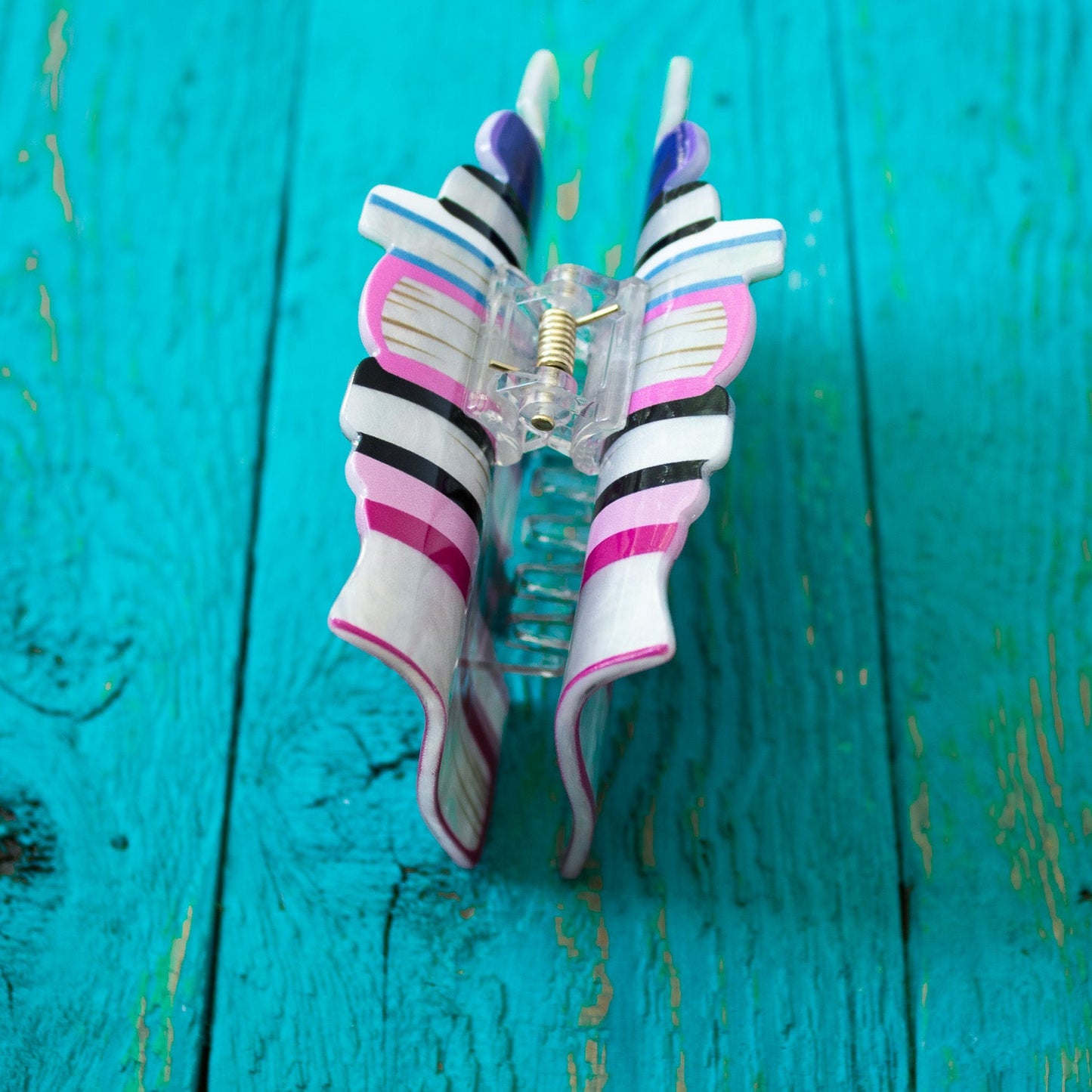 Pink Book Lover Hair Clip