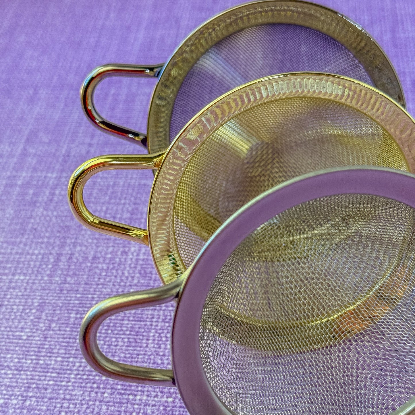Gold Fine Mesh Cocktail Strainer