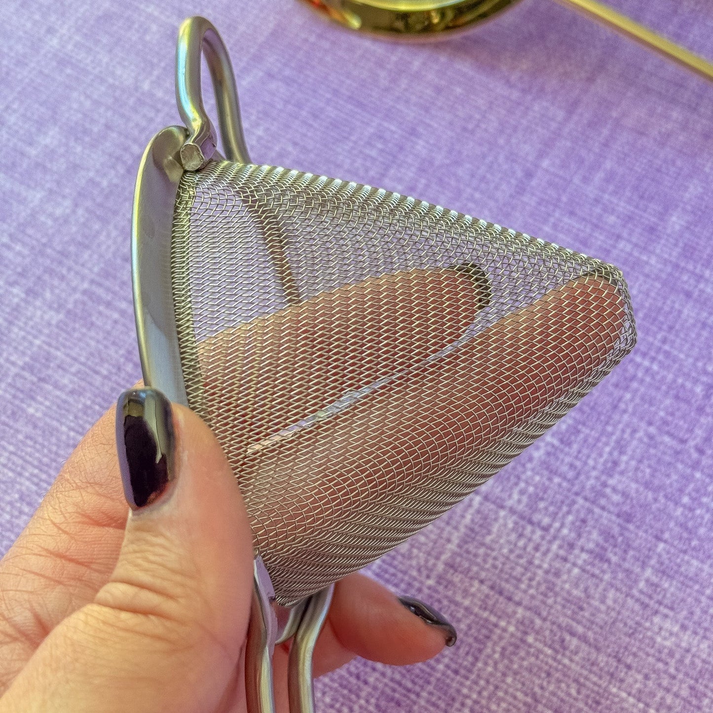 Gold Fine Mesh Cocktail Strainer