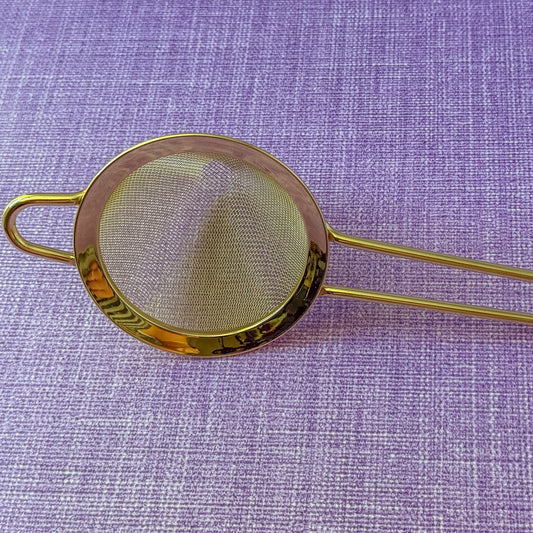 Gold Fine Mesh Cocktail Strainer