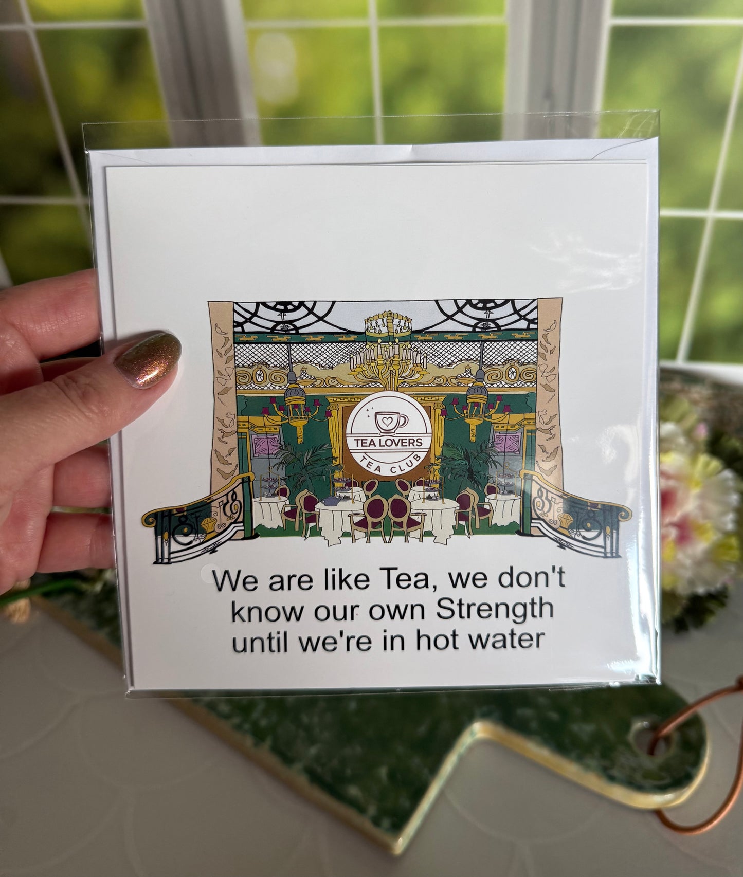 Art Deco Tea Lovers Tea Club Cards