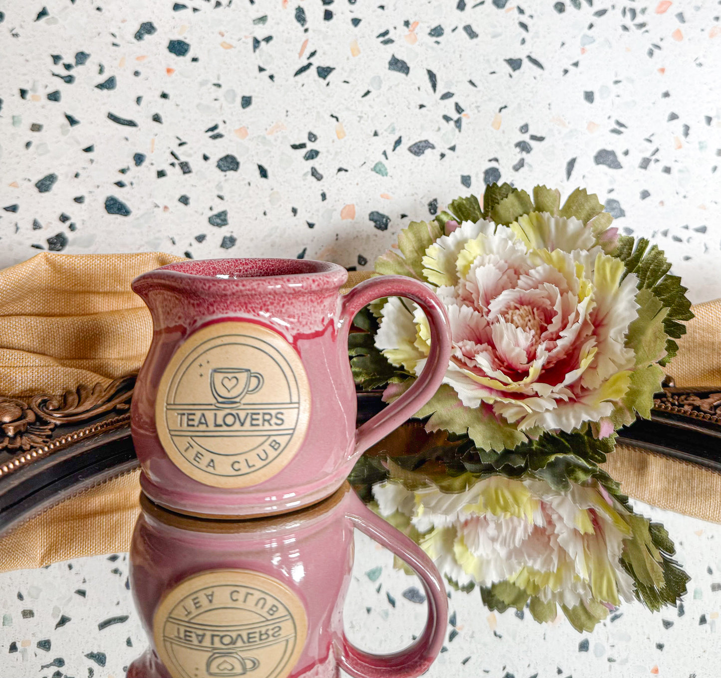 Tea Lovers Tea Club Pink with Cosmo and White Milk Tot