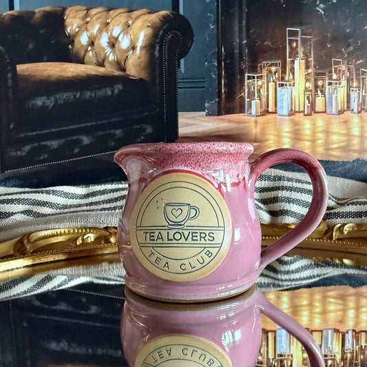 Tea Lovers Tea Club Pink with Cosmo and White Milk Tot