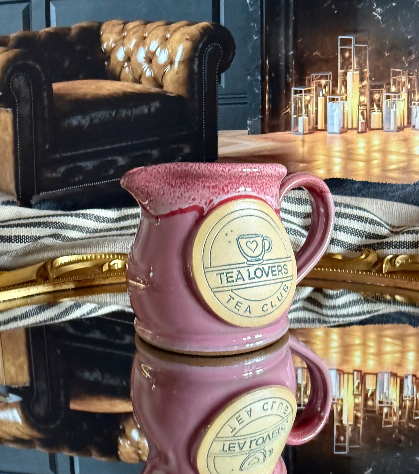 Tea Lovers Tea Club Pink with Cosmo and White Milk Tot