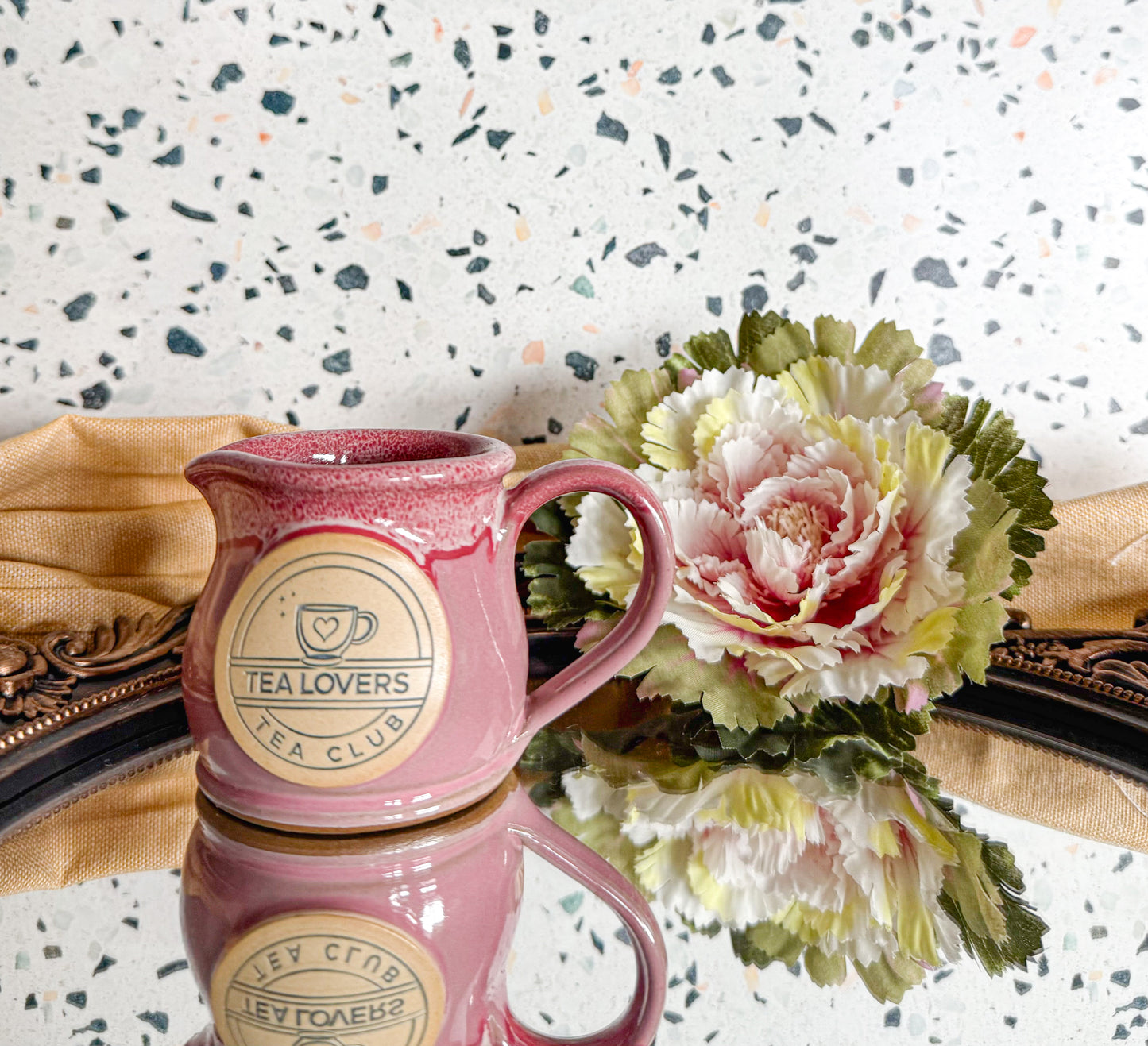Tea Lovers Tea Club Pink with Cosmo and White Milk Tot