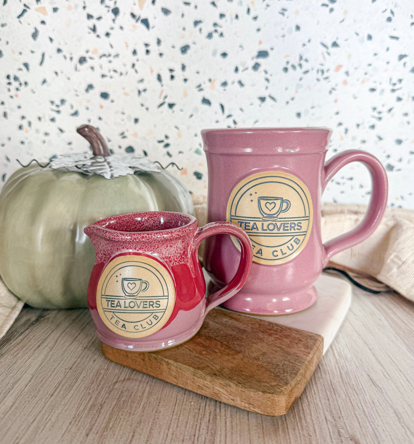 Tea Lovers Tea Club Pink Triple Dip Milk Tot