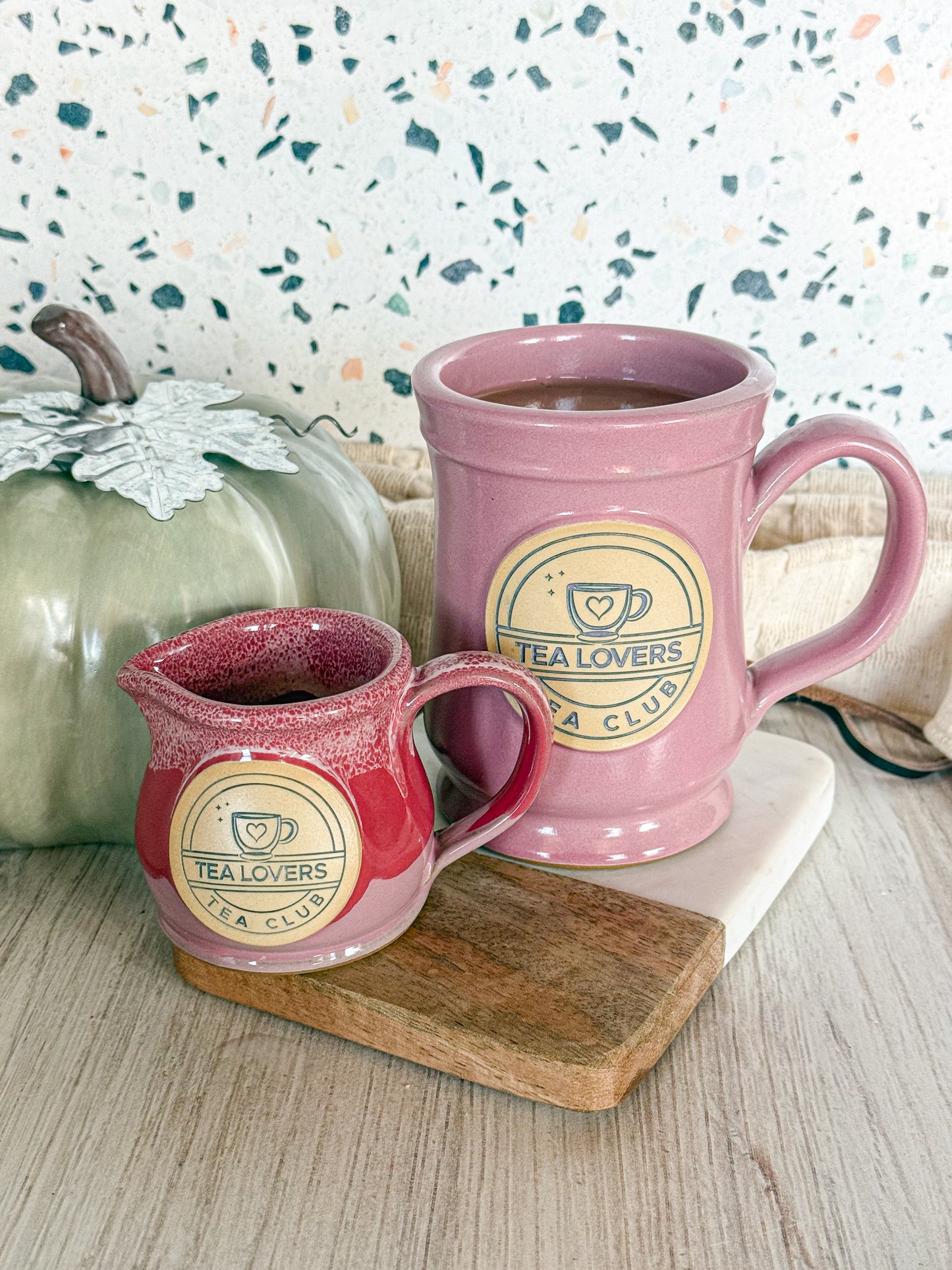 Tea Lovers Tea Club Pink Triple Dip Milk Tot