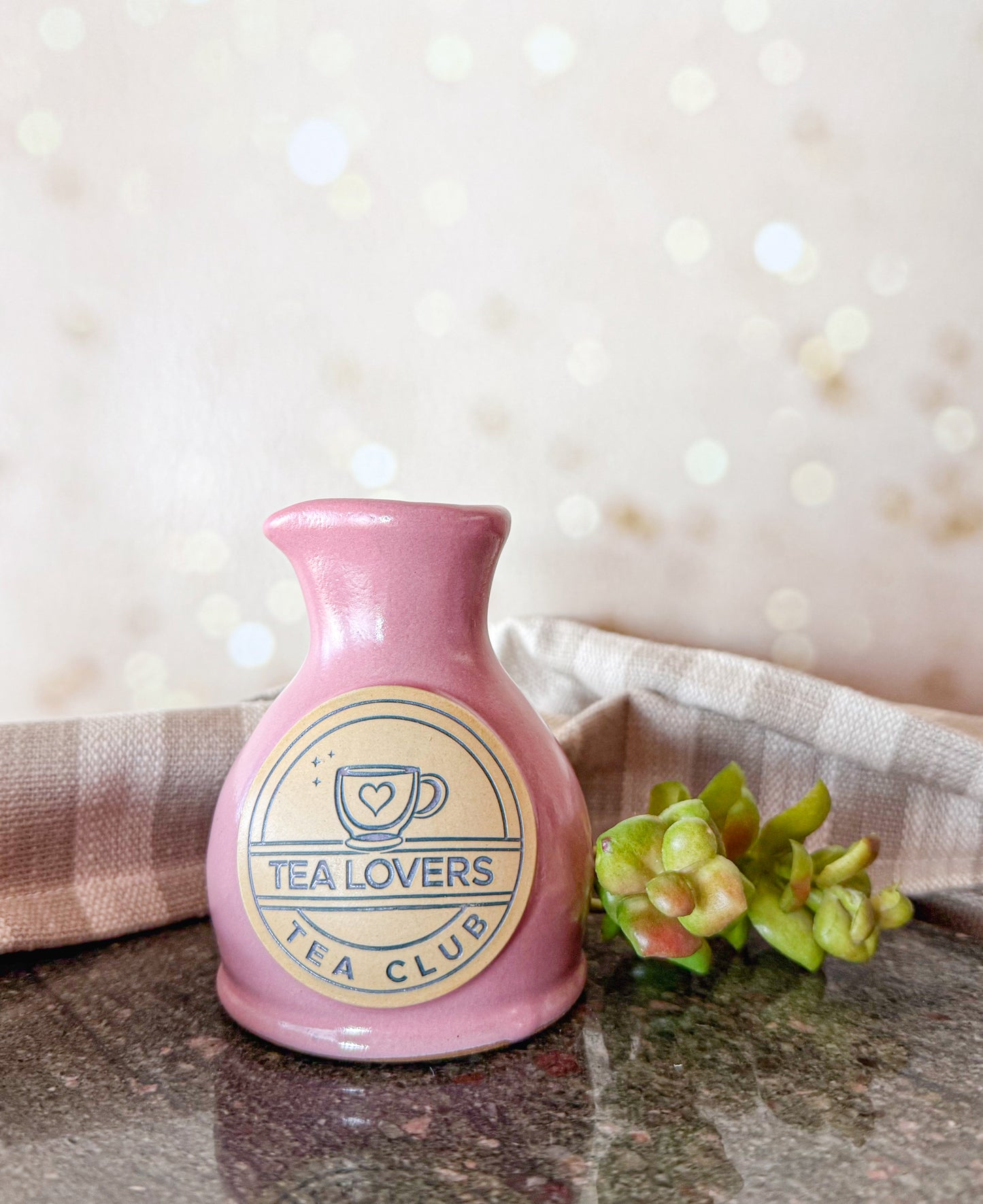 Tea lovers Tea Club Pink Creamer