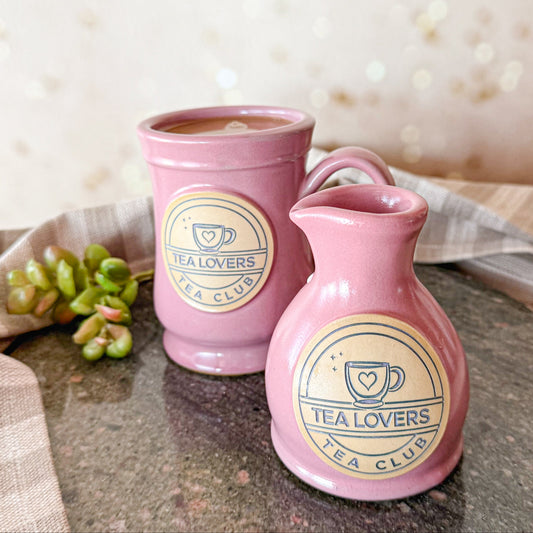 Tea lovers Tea Club Pink Creamer